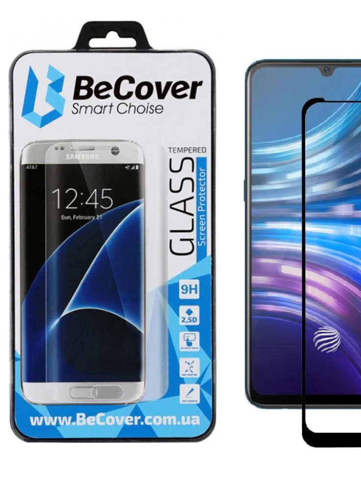 Скло захисне Vivo V17 Neo Black (704065) BeCover (203983146)