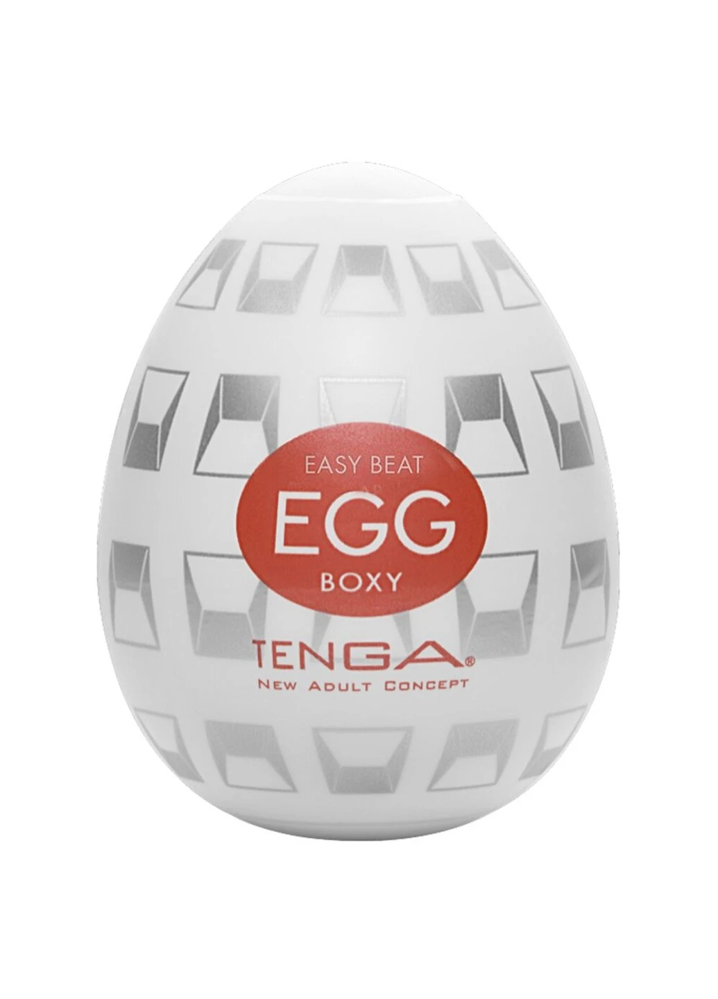 Мастурбатор-яйцо Egg Boxy с геометрическим рельефом Tenga (254738007)