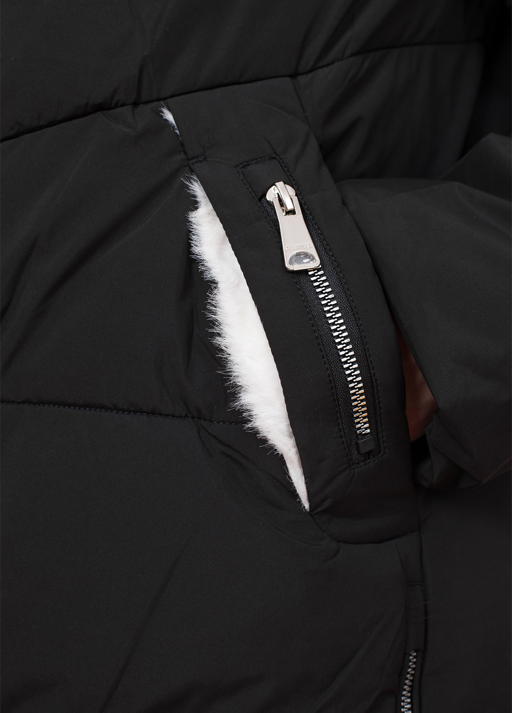 Черная зимняя куртка куртка-пальто Meajiateer