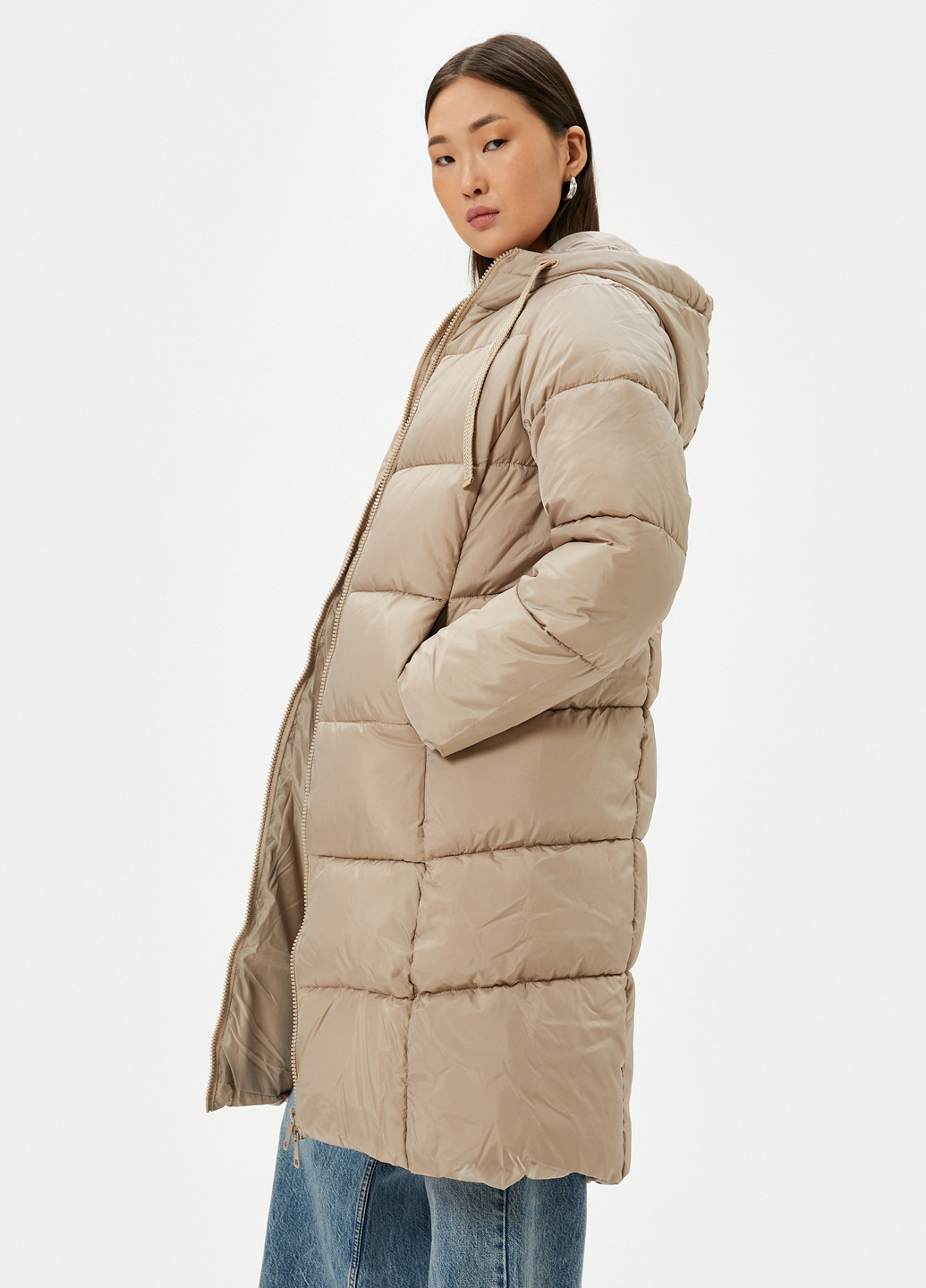 Пісочна демісезонна куртка куртка-пальто KOTON