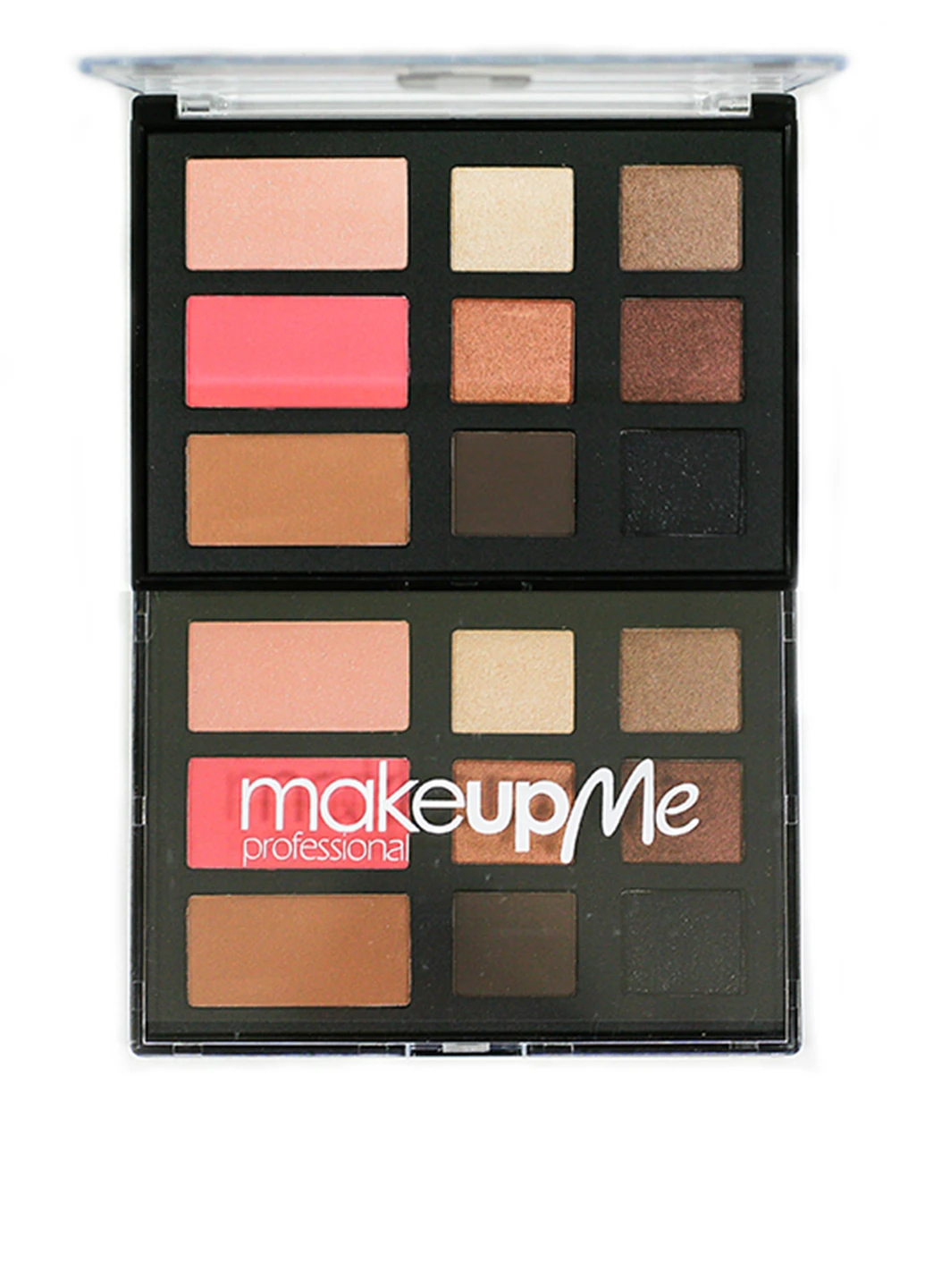 Палитра теней и румян 9 оттенков, 14,3х10,7 см Make Up Me (19366064)