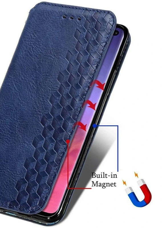 Шкіряний чохол книжка Cubic (PU) для Xiaomi Redmi Note 9 4G / 9 Power / Redmi 9T Синій (is_00000041831_5) Getman (237834572)
