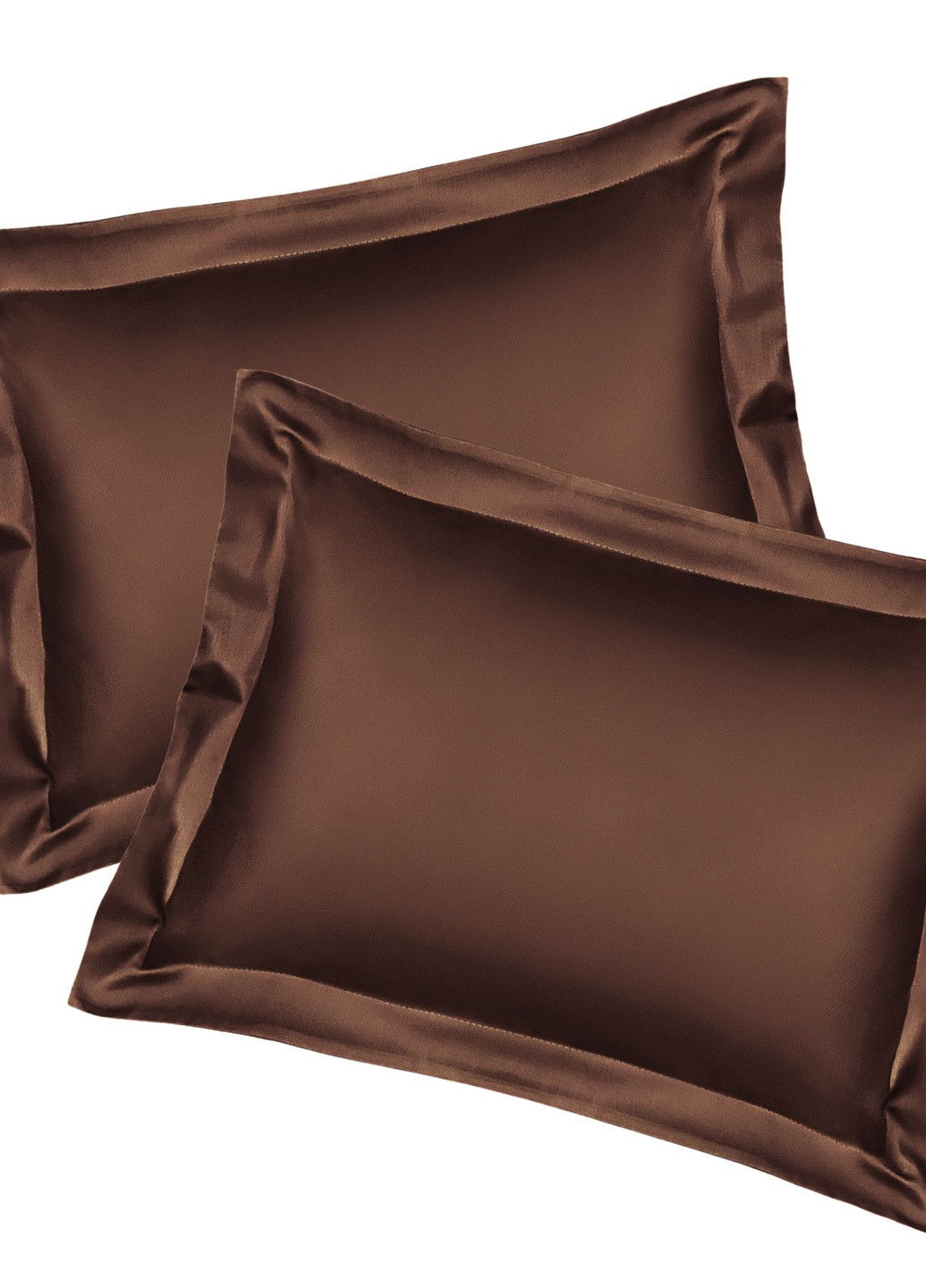 Наволочки оксфордські Minimal шоколадні 50х70 см (2 шт.) PAGOTI (256519487)