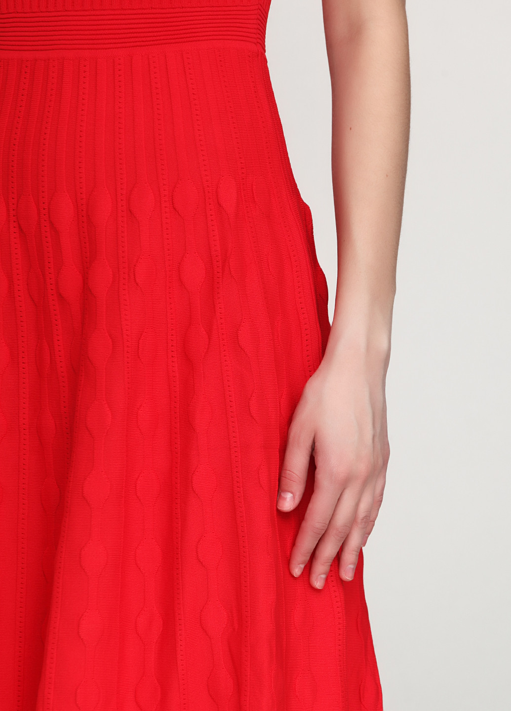 Красное кэжуал платье Giorgia & Johns однотонное