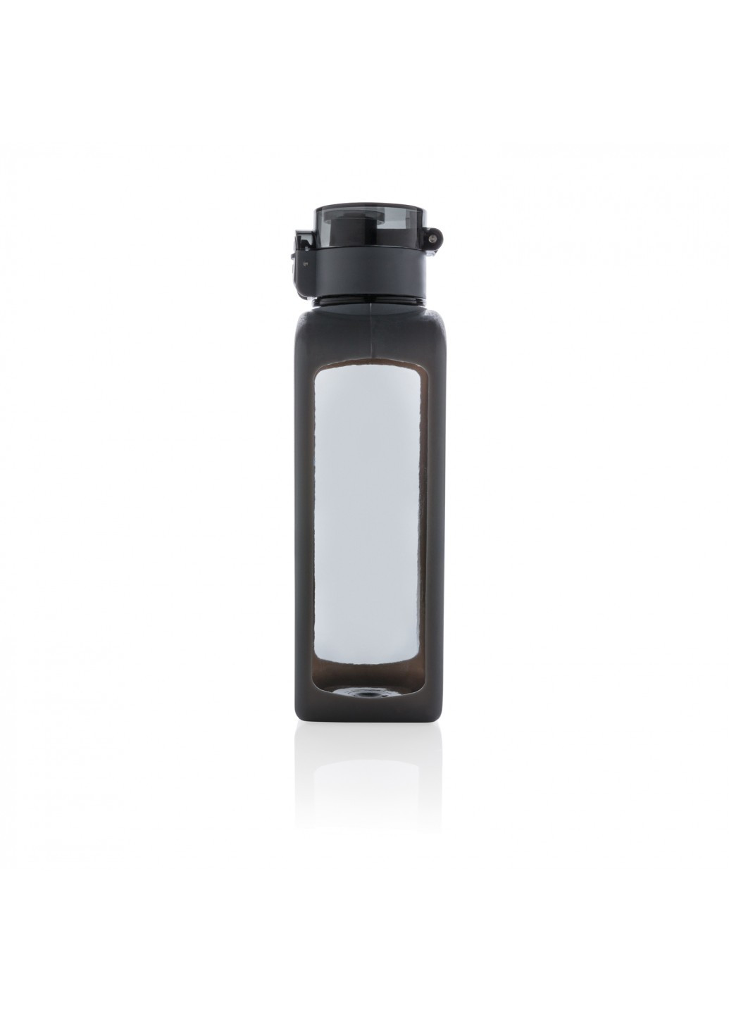 Квадратна вакуумна пляшка для води 600мл; чорна XD Design P436.251 комбінована