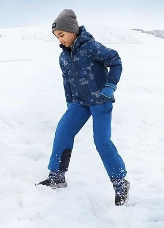 Синяя зимняя лыжная куртка Crivit