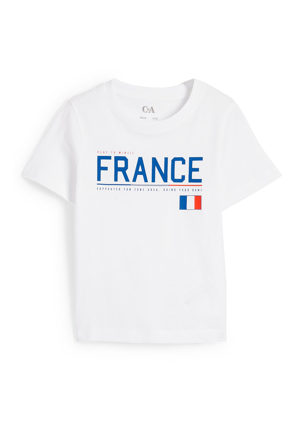 Белая летняя футболка C&A