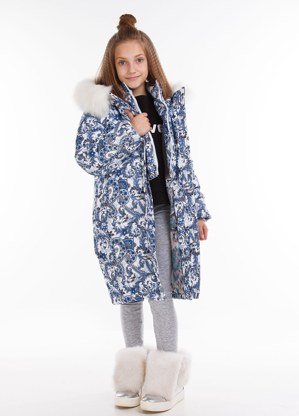 Синя зимня куртка Sofia Shelest