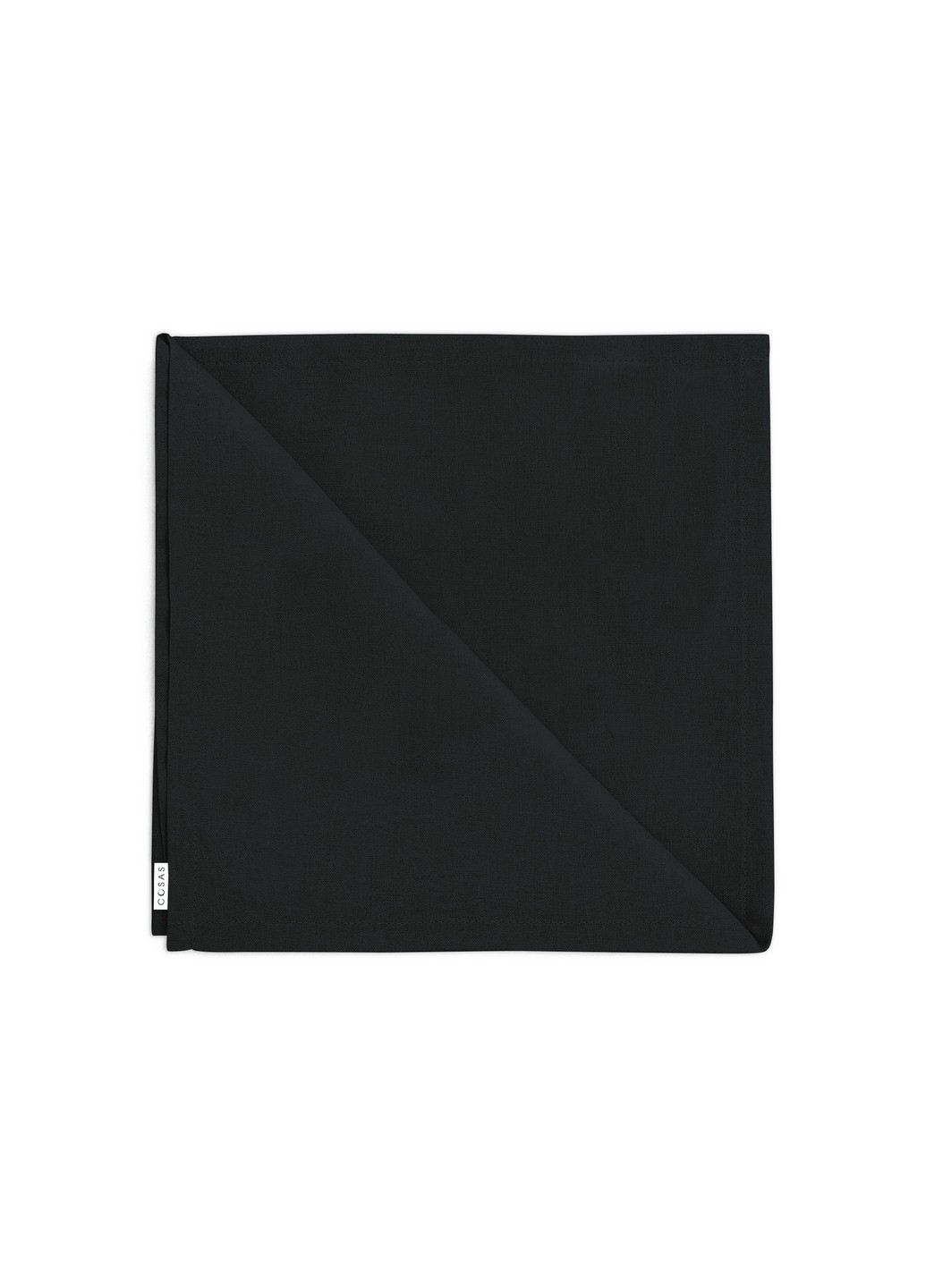 Набор сервировочных ковриков под тарелку 2 шт 30х42 и тканевых салфеток 2 шт 35х35 Rhomb GB Black (4822052071472) Cosas (252481470)