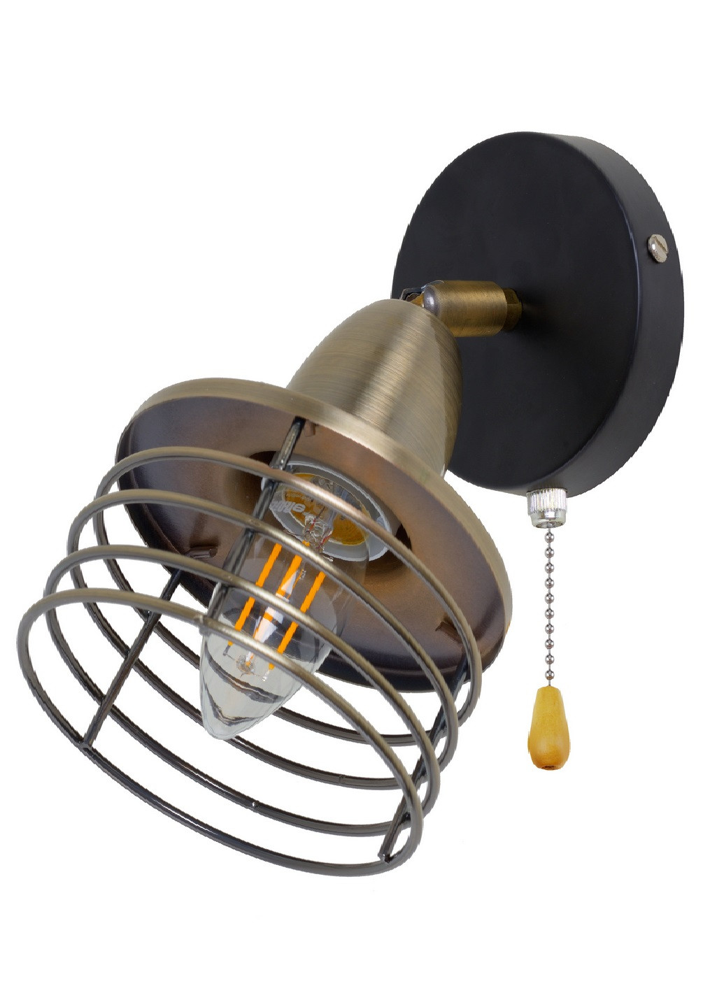 Светильник спот HTL-212/1 E27 AB/CH Brille (193196186)