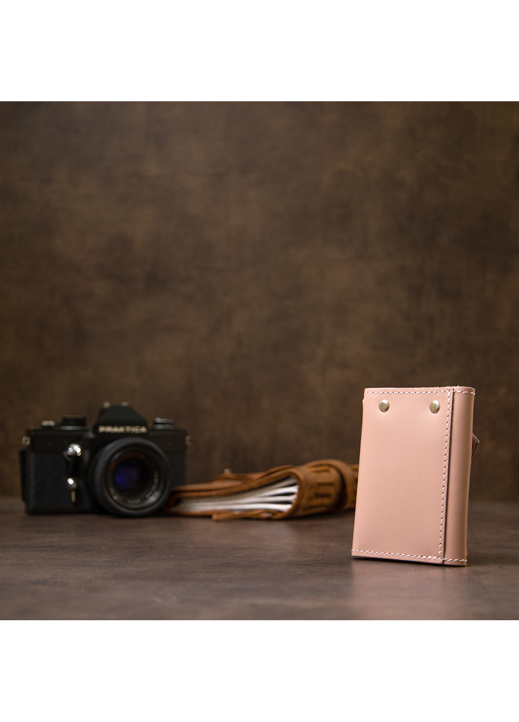 Жіноча шкіряна ключниця 7х10х1,5 см Grande Pelle (252416481)