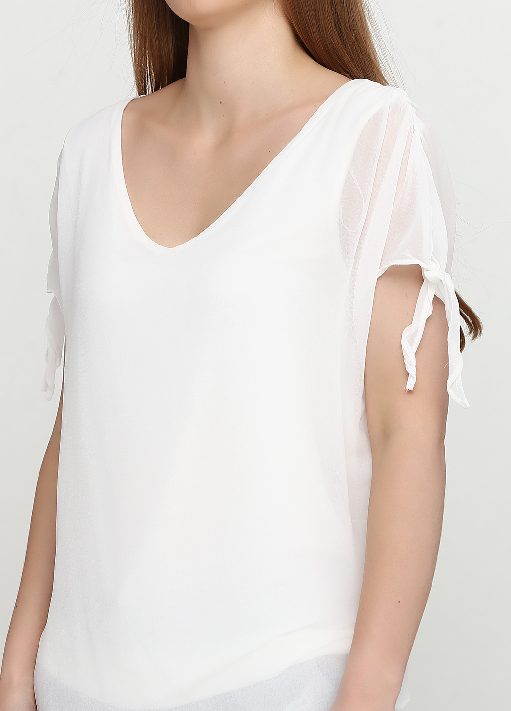 Белая летняя блуза Soyaconcept