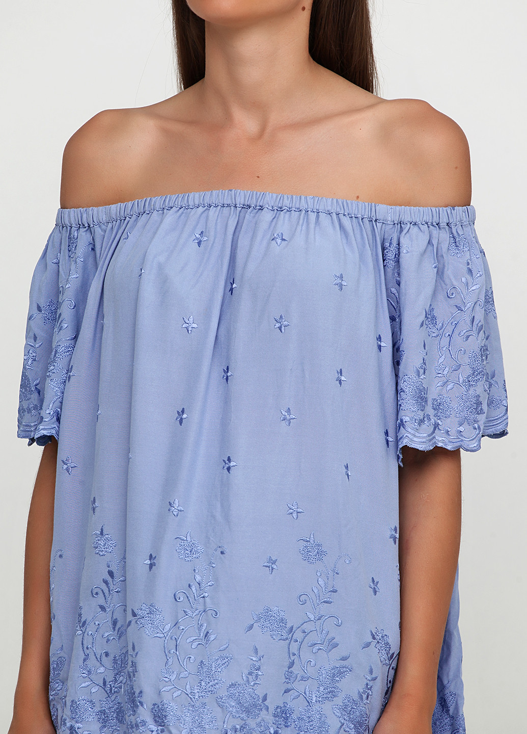 Голубая летняя блуза Blue Rain by Francesca's