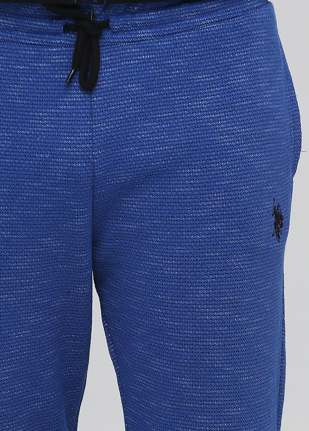 Синий демисезонный костюм (толстовка, брюки) брючный U.S. Polo Assn.
