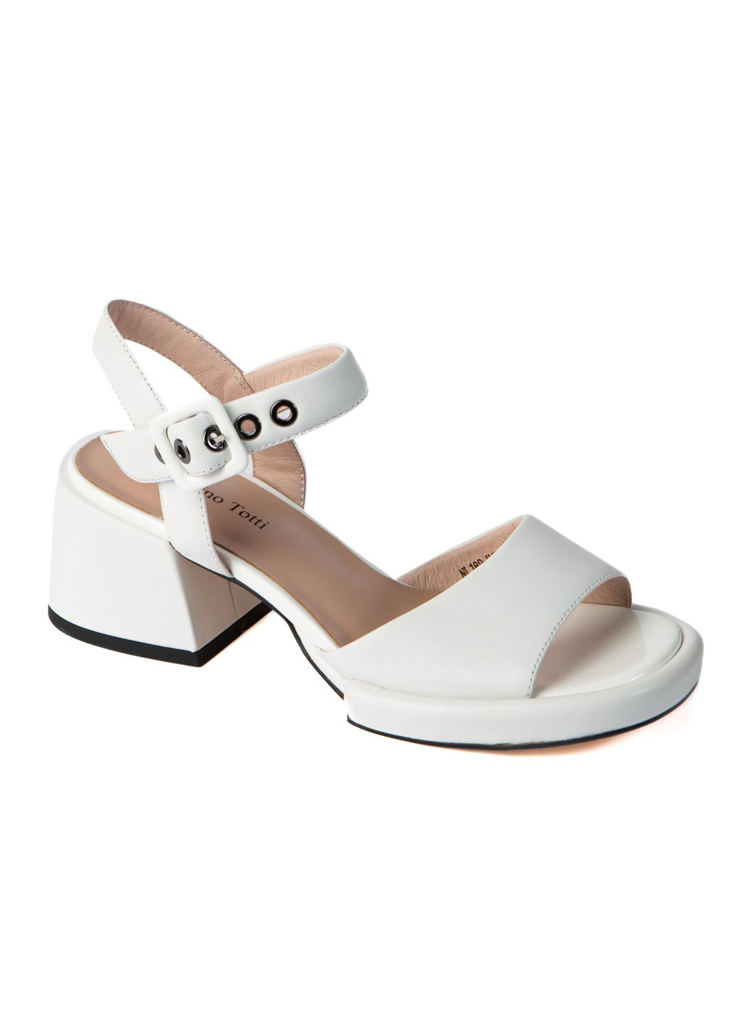 Белые босоножки AngelinoTotti с ремешком