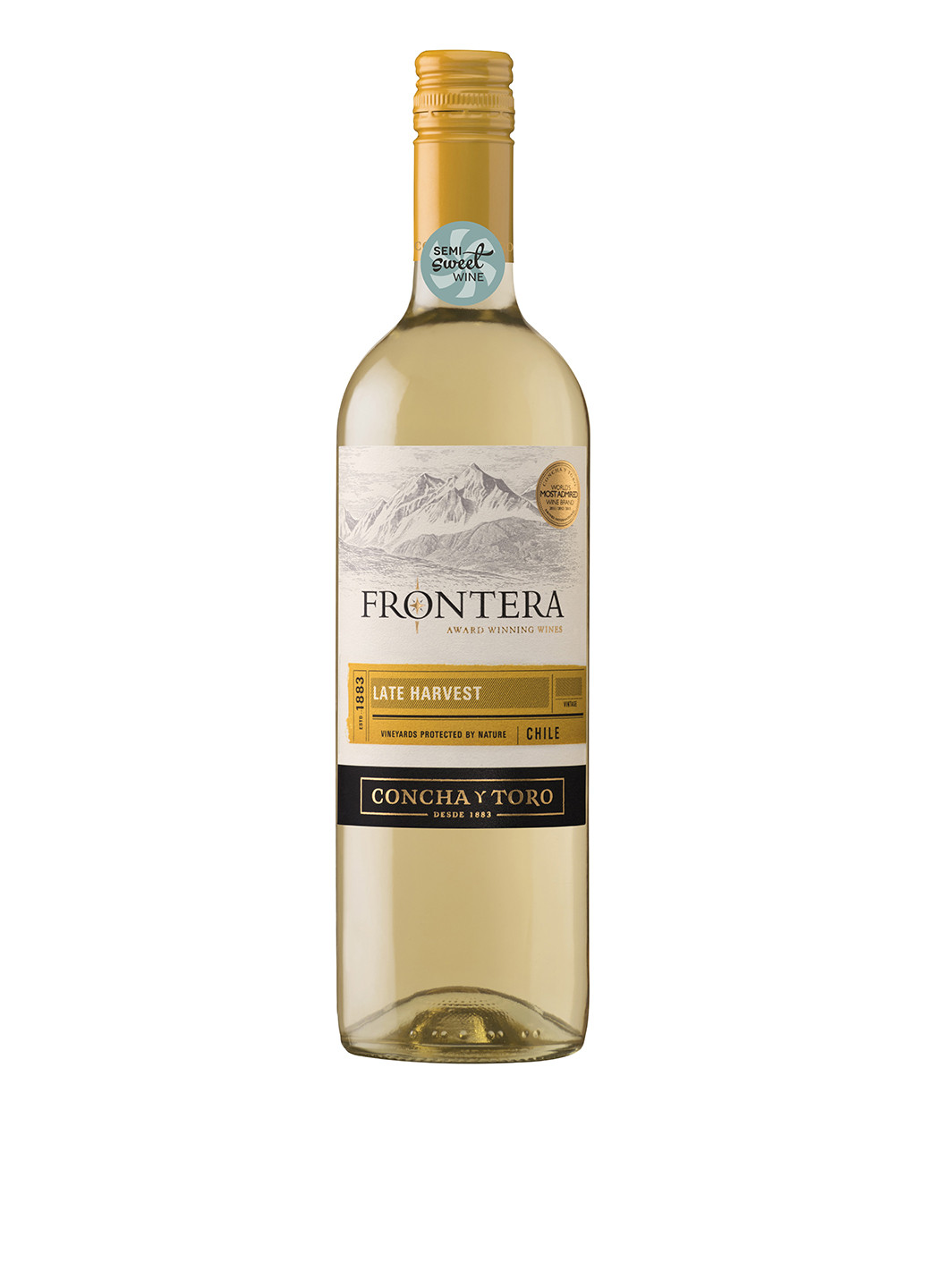 Вино Frontera Late Harvest полусладкое, белое, 0,75 л Concha y Toro (213444860)