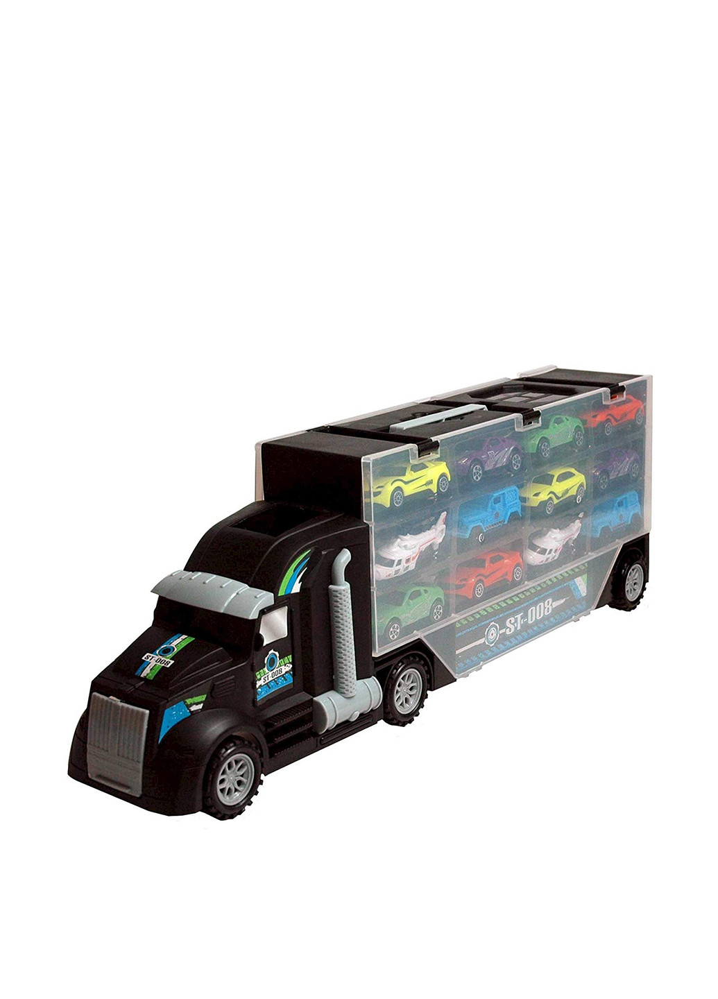 Трейлер-автовоз с машинками, 51х18х10 см Toys (83229994)