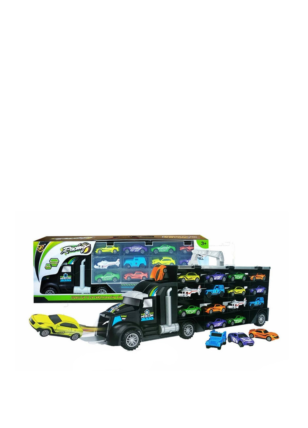 Трейлер-автовоз с машинками, 51х18х10 см Toys (83229994)