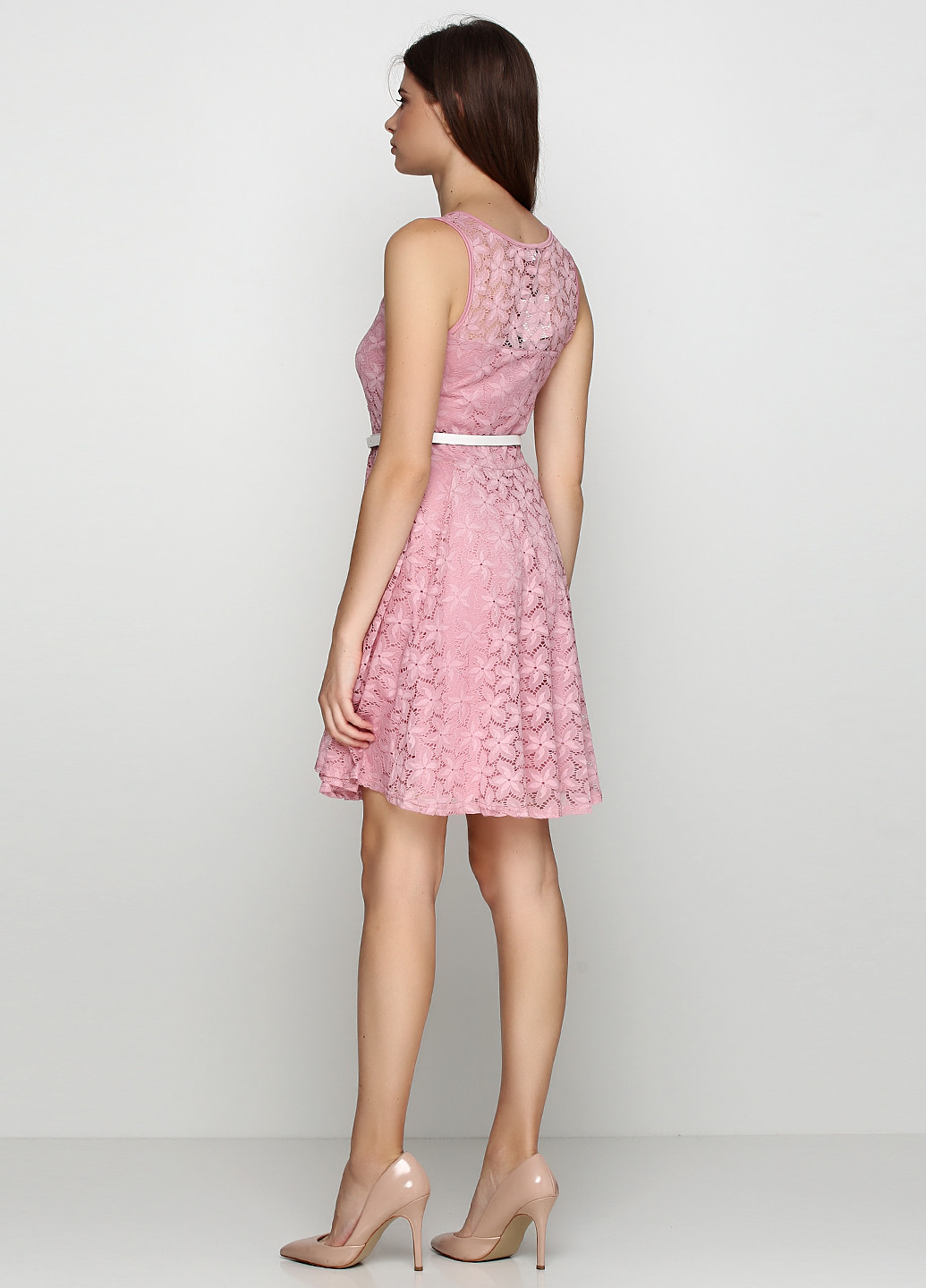 Рожева кежуал сукня True Decadence однотонна