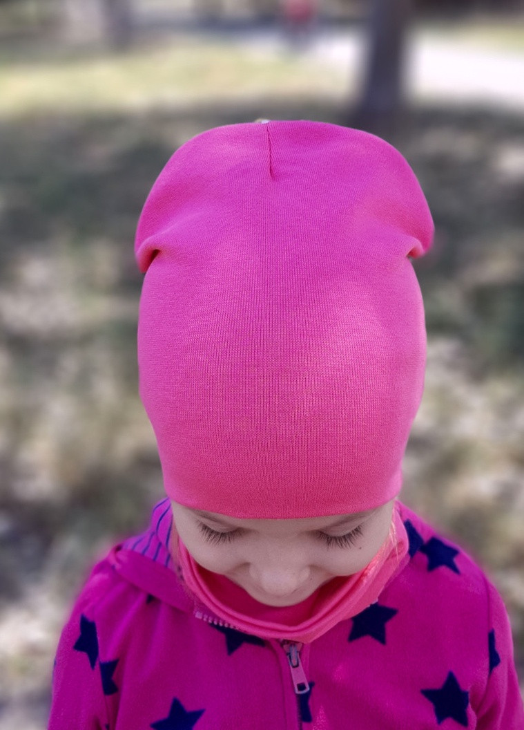 Детская шапка с хомутом КАНТА размер 48-52, малиновый (OC-390) Канта (212242448)