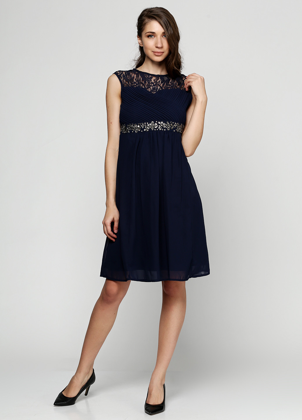 Темно-синя коктейльна плаття, сукня Anna Field однотонна