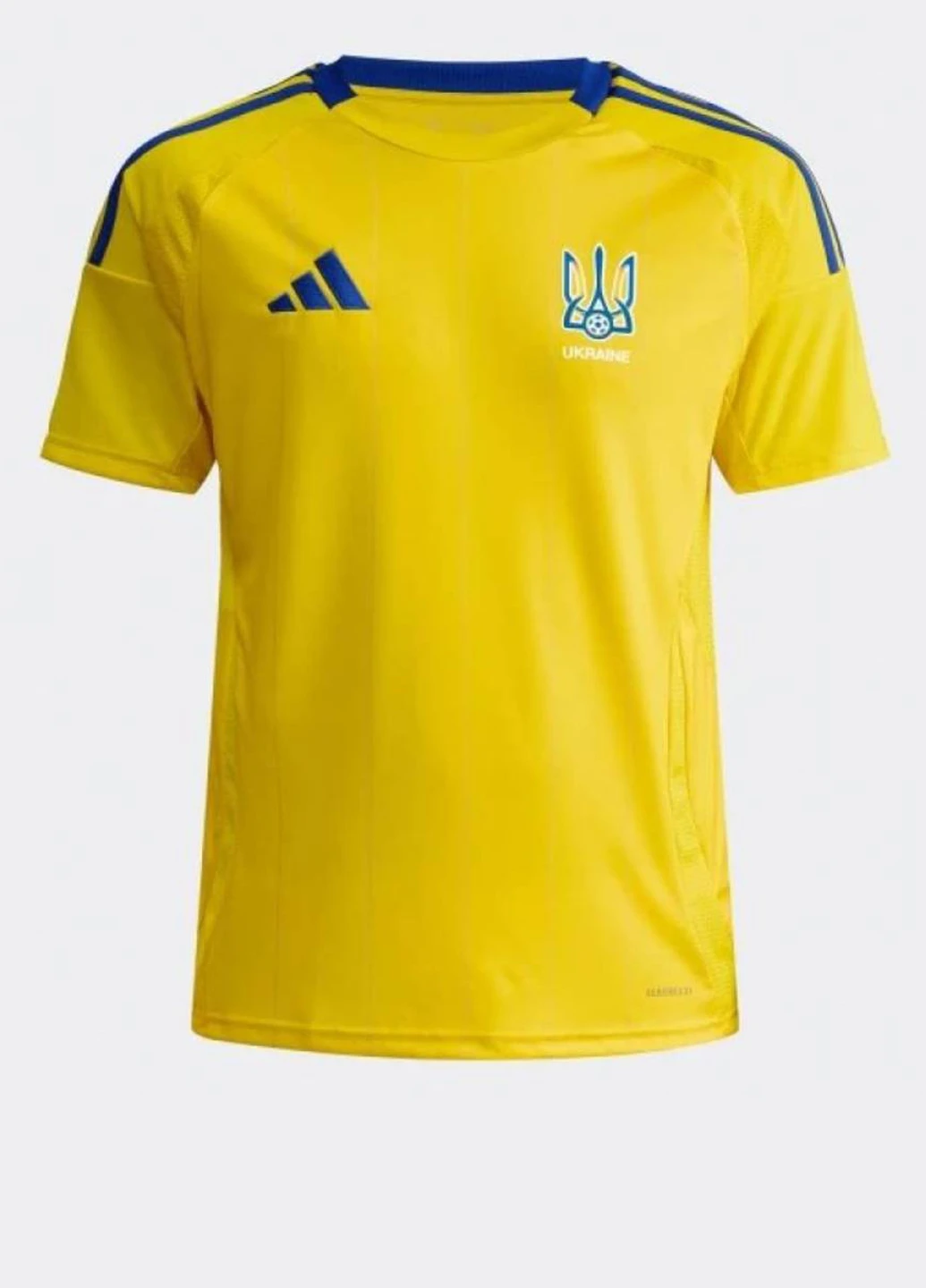 Жовта футболка ik2251 adidas Performance UKRAINE 24