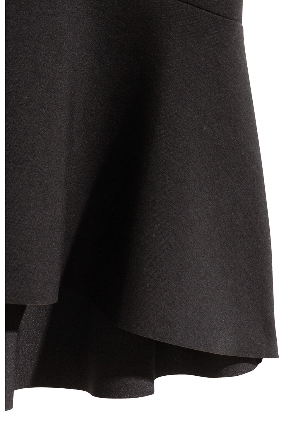 Черная кэжуал юбка H&M