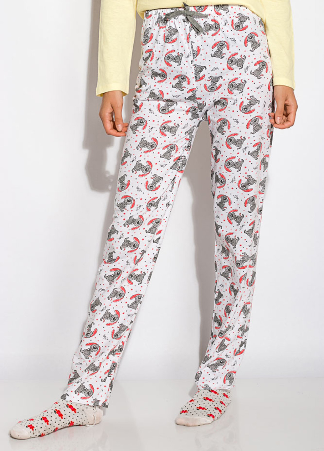 Лимонна всесезон пижама (лонгслив, брюки) лонгслив + брюки Time of Style