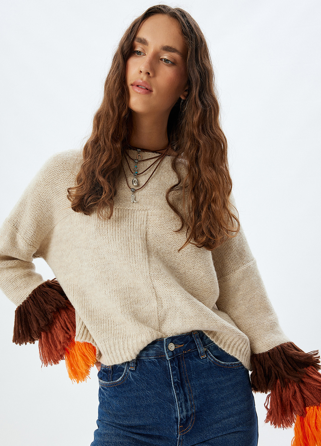 Бежевий демісезонний светр джемпер KOTON