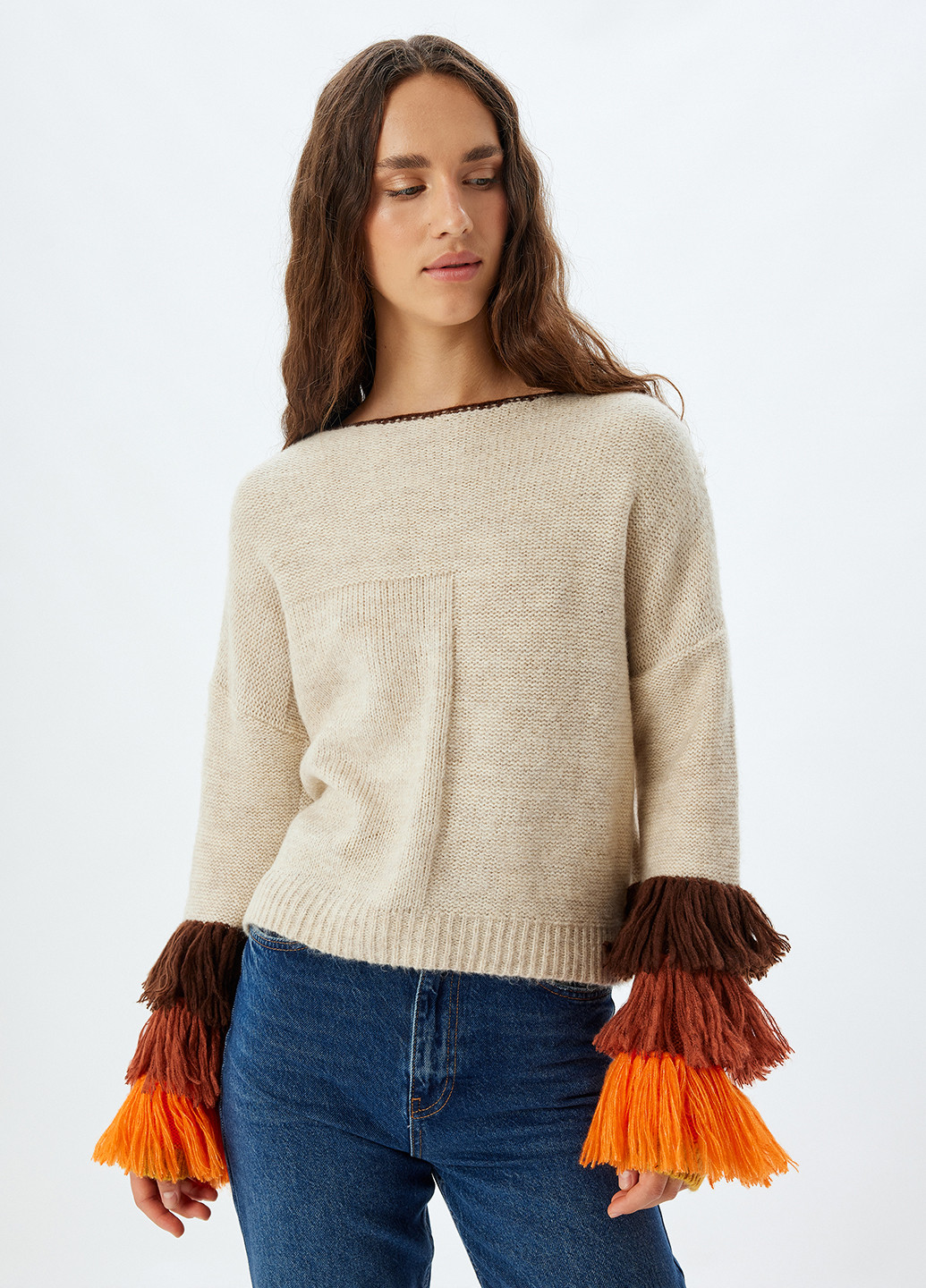 Бежевий демісезонний светр джемпер KOTON