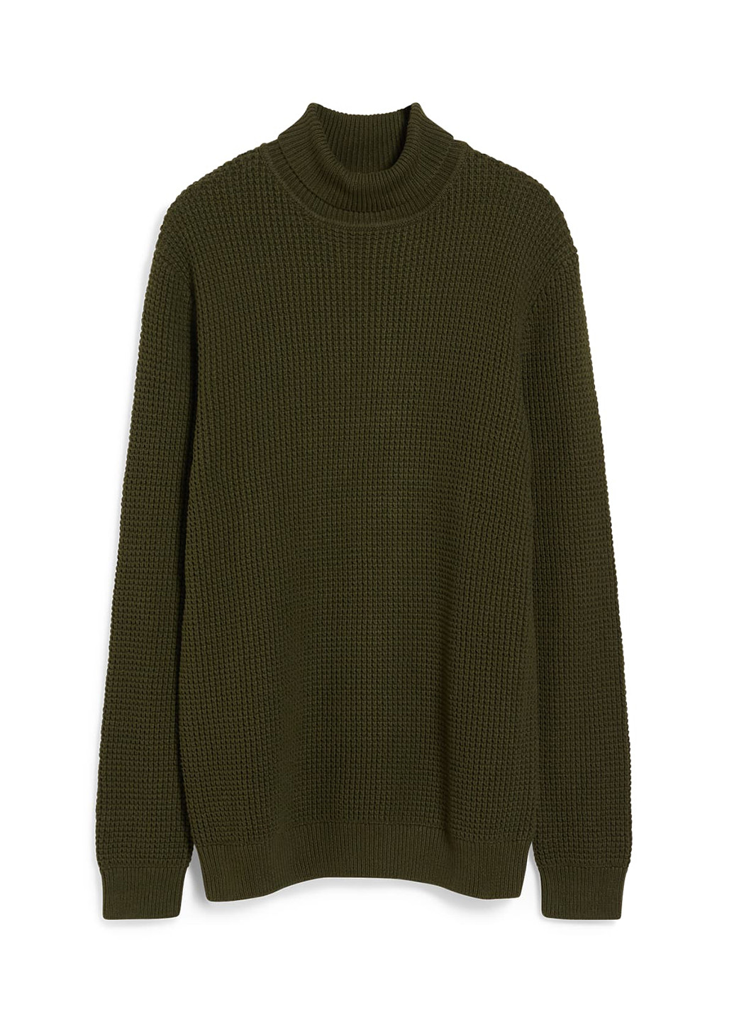Оливковый (хаки) зимний свитер C&A