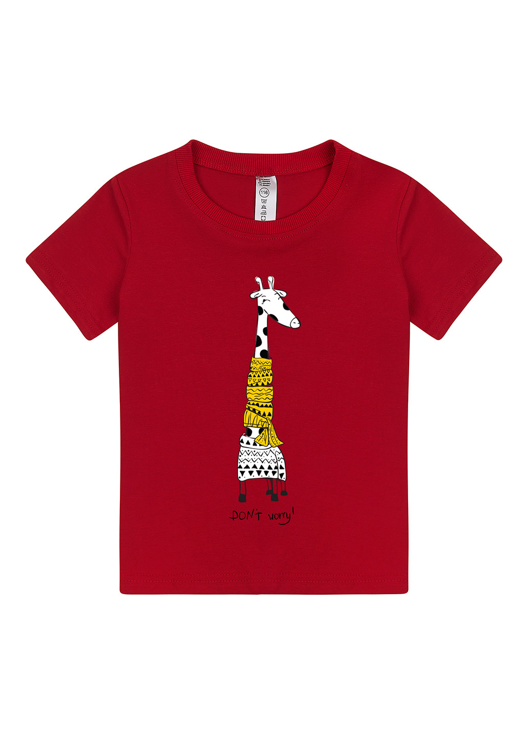 Красная летняя футболка Garnamama