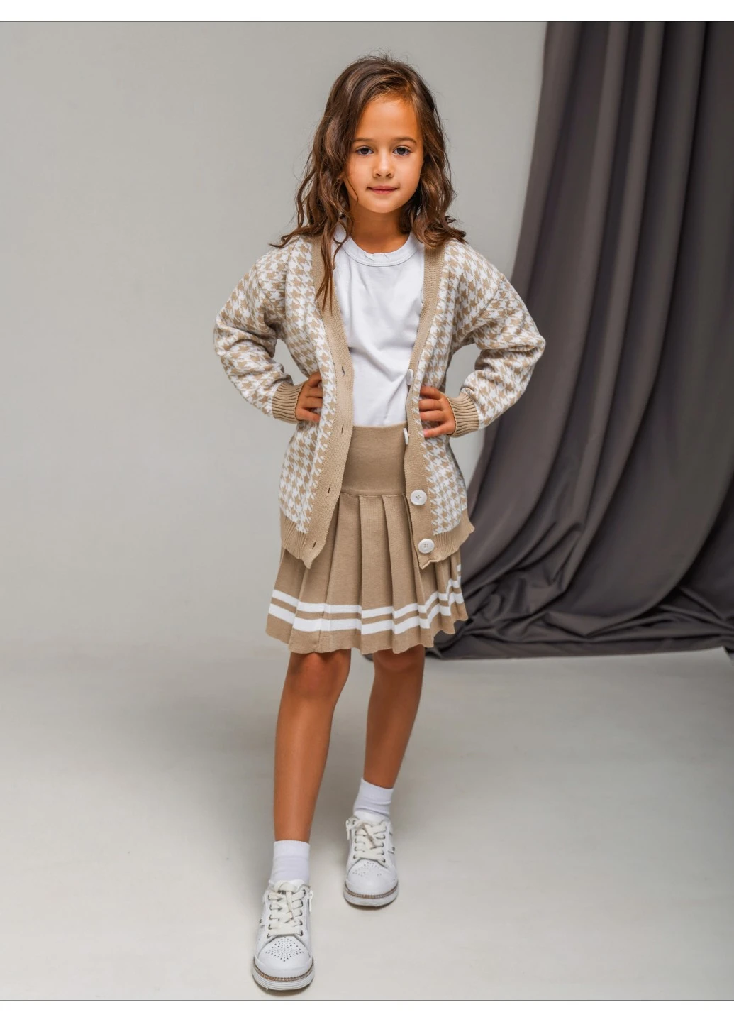 Кардиган для дівчинки Лапки Art Knit 026541 (255294983)