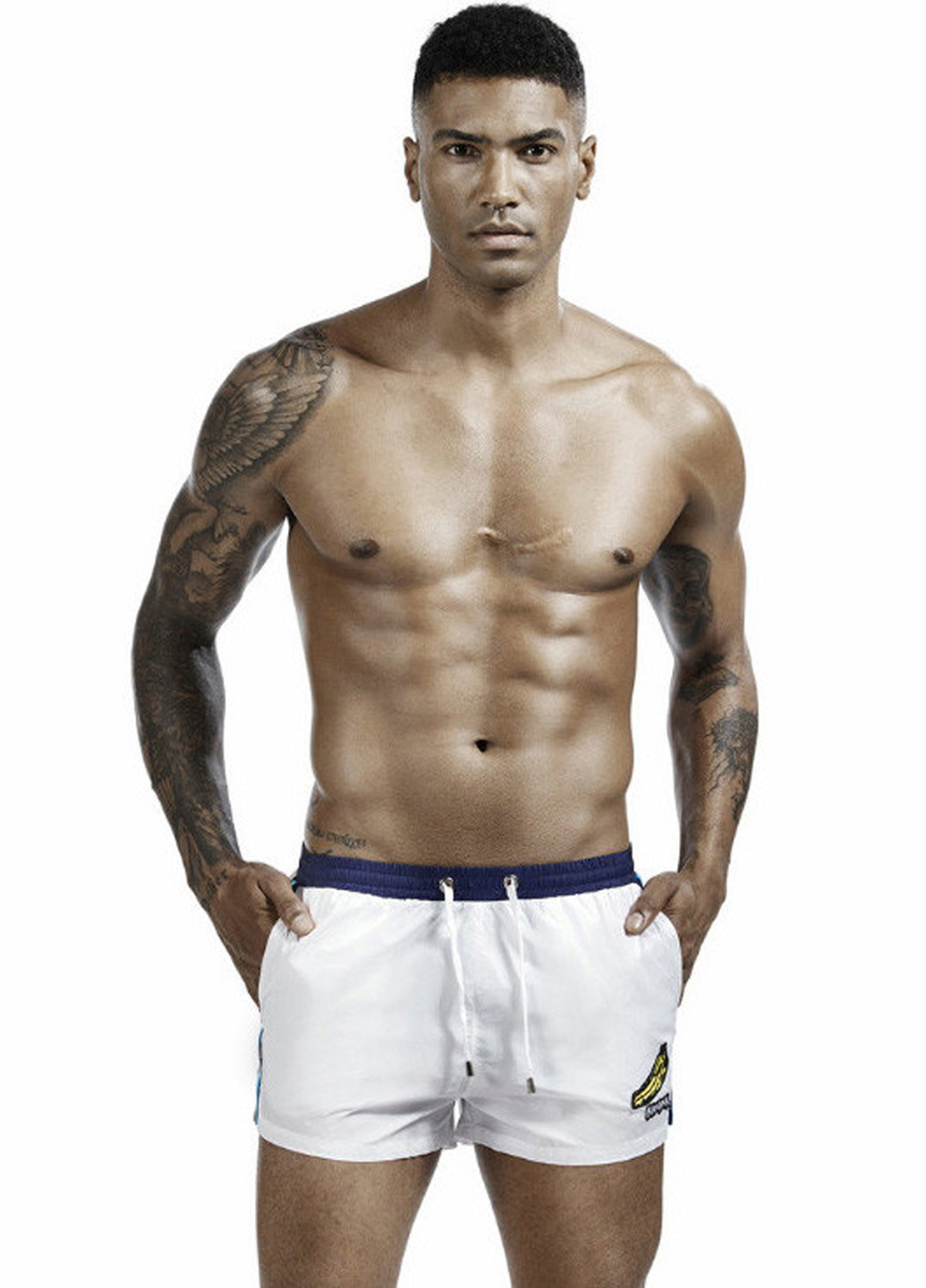 Брендові білі шорти Tauwell (195144326)