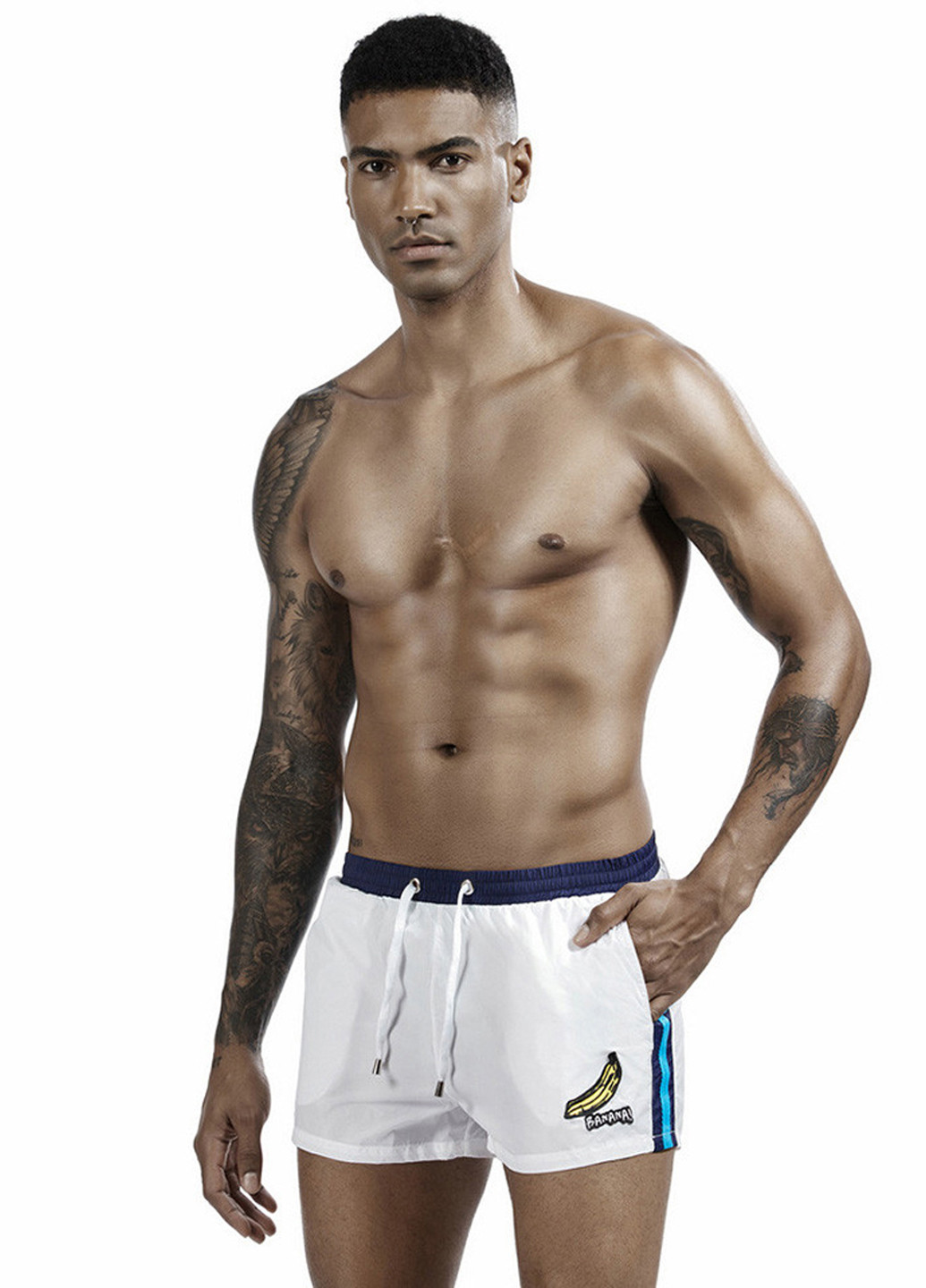 Брендові білі шорти Tauwell (195144326)