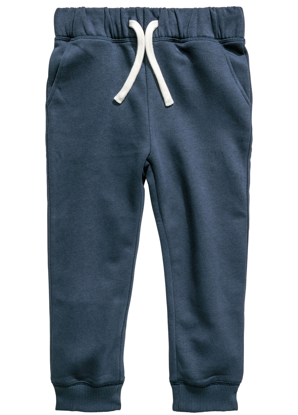 Бледно-синие кэжуал демисезонные брюки H&M