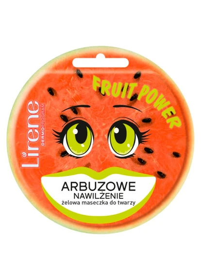 Гелевая маска для лица "Арбуз" Fruit Power Lirene (250116079)