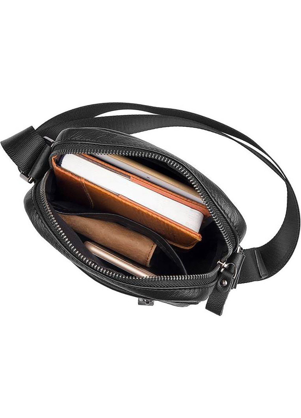 Чоловіча шкіряна сумка 18х22х7 см Vintage (252132674)