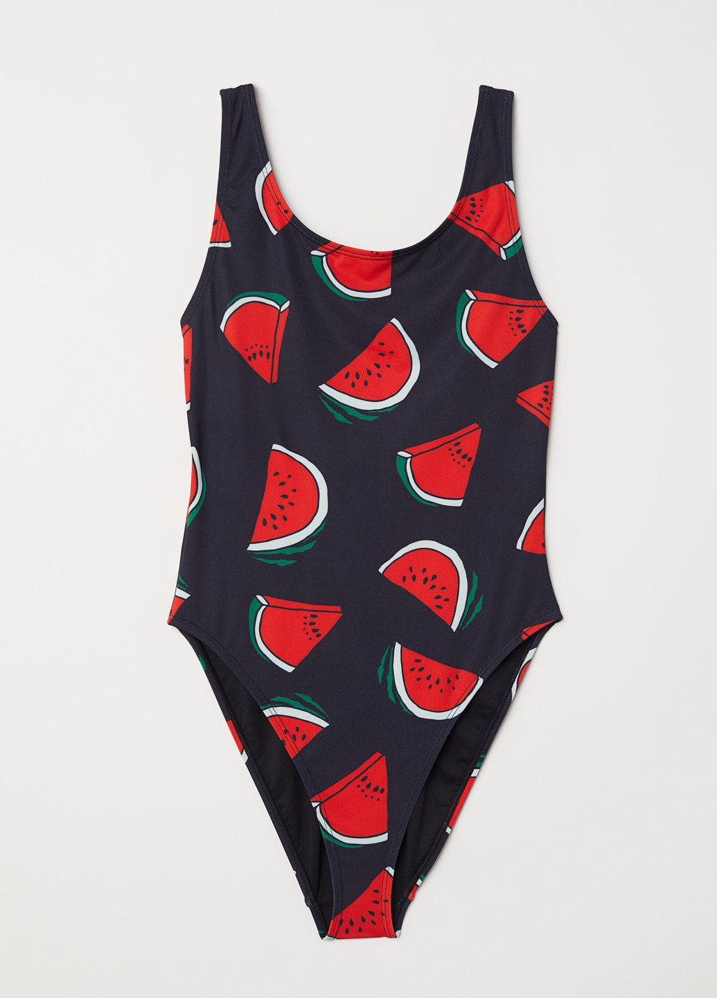 Черный летний купальник H&M