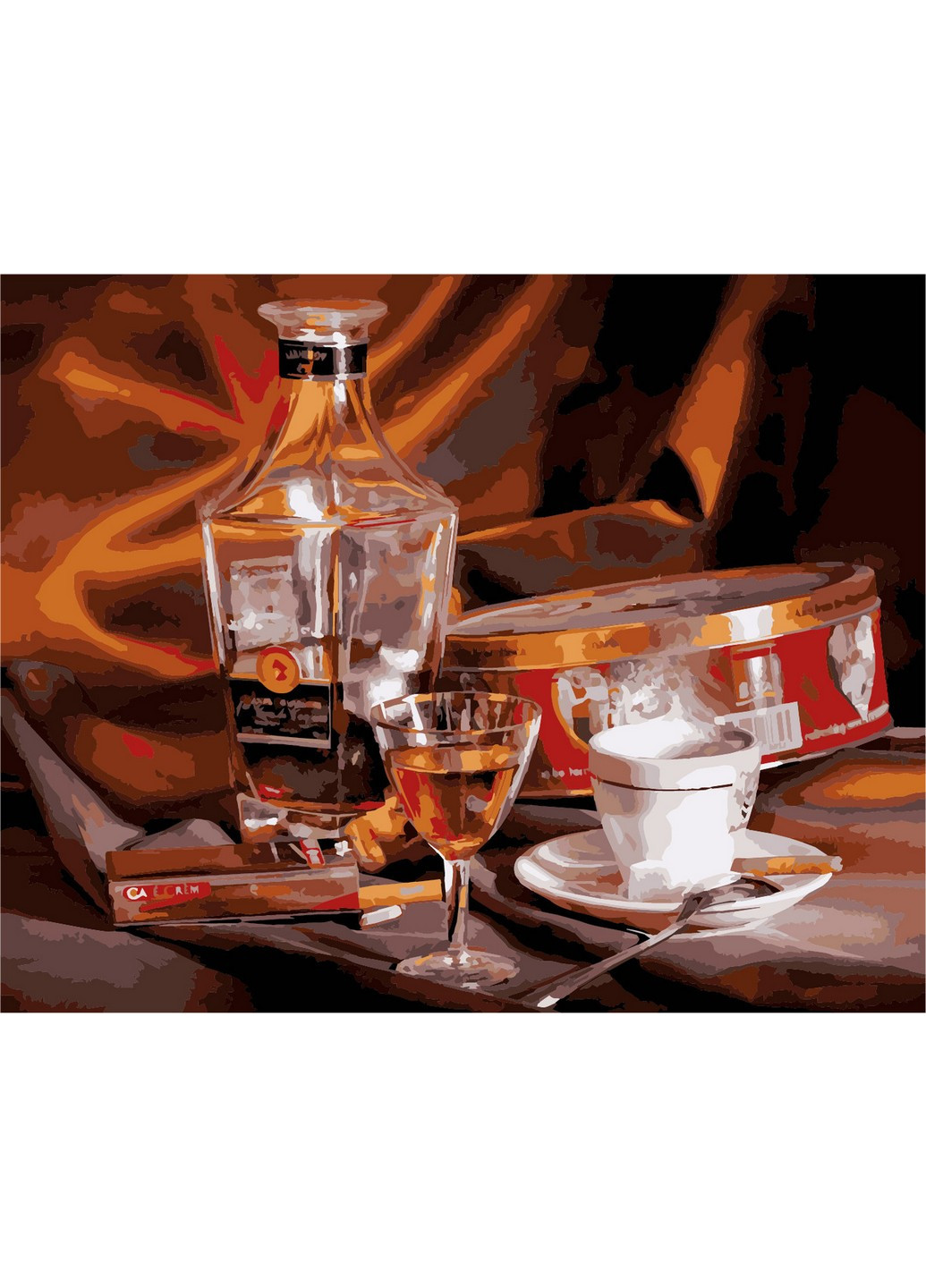 Картина за номерами "Коньяк" 40х50 см ArtStory (253102655)