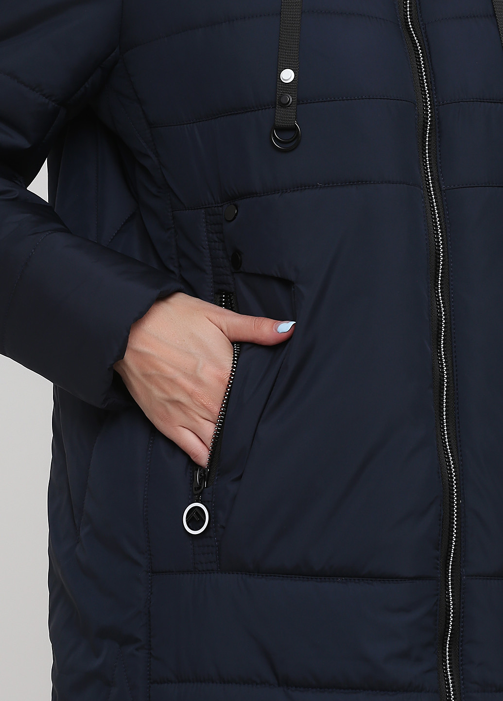 Темно-синяя зимняя куртка Eva Classic