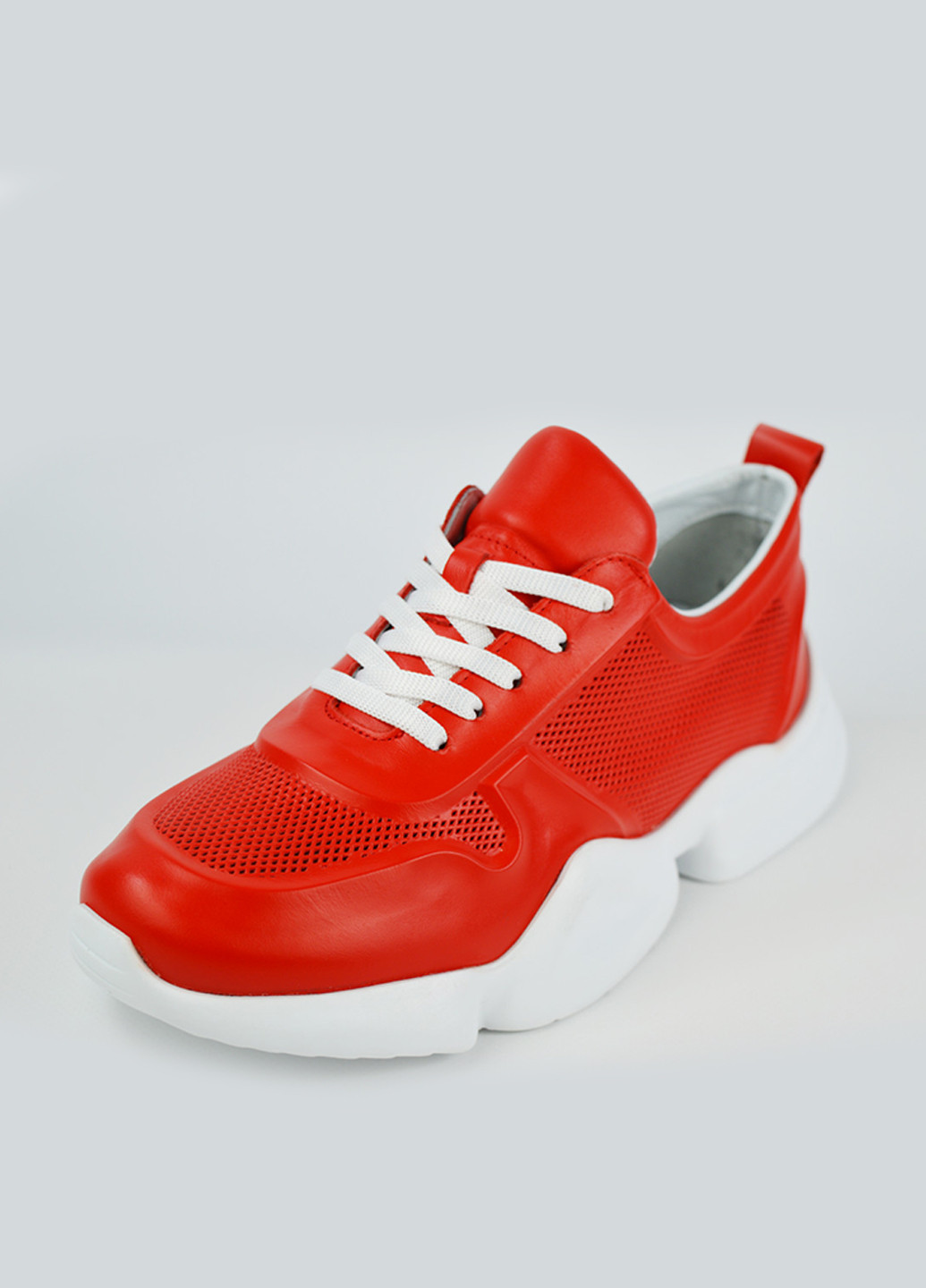 Червоні осінні кросівки Evromoda