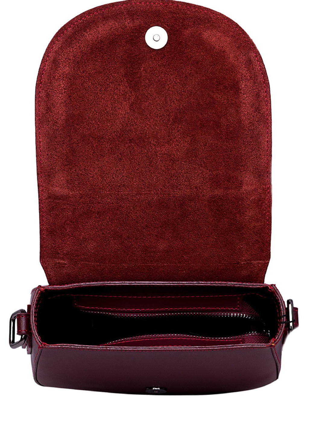 Бордовая кожаная сумка кросс-боди Conte Frostini (254368072)