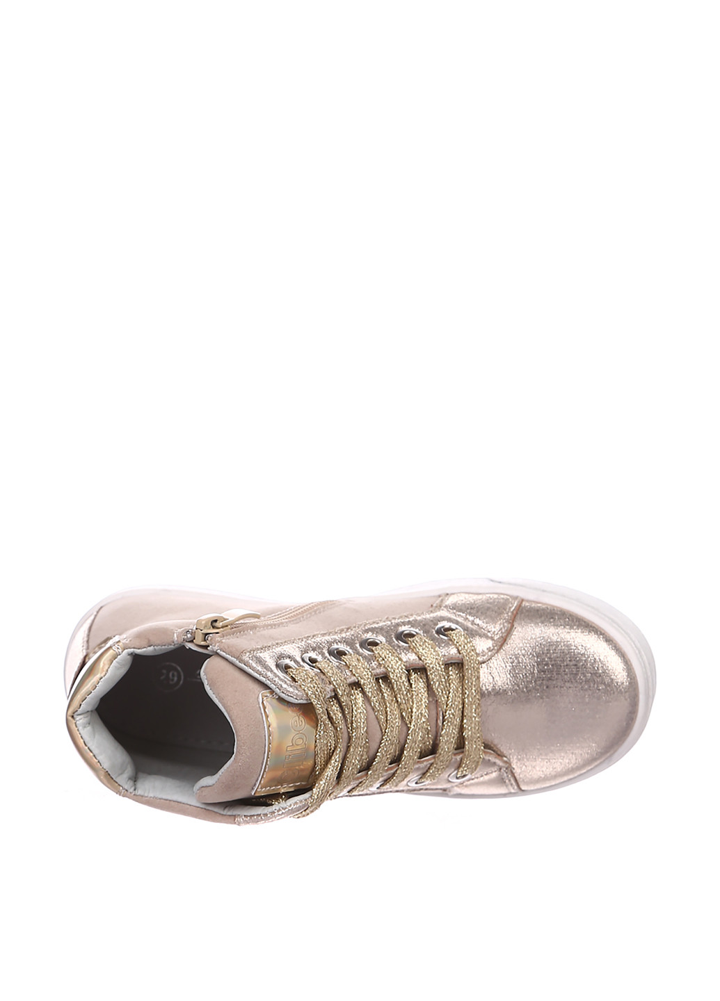 Золотые кэжуал осенние ботинки Clibee