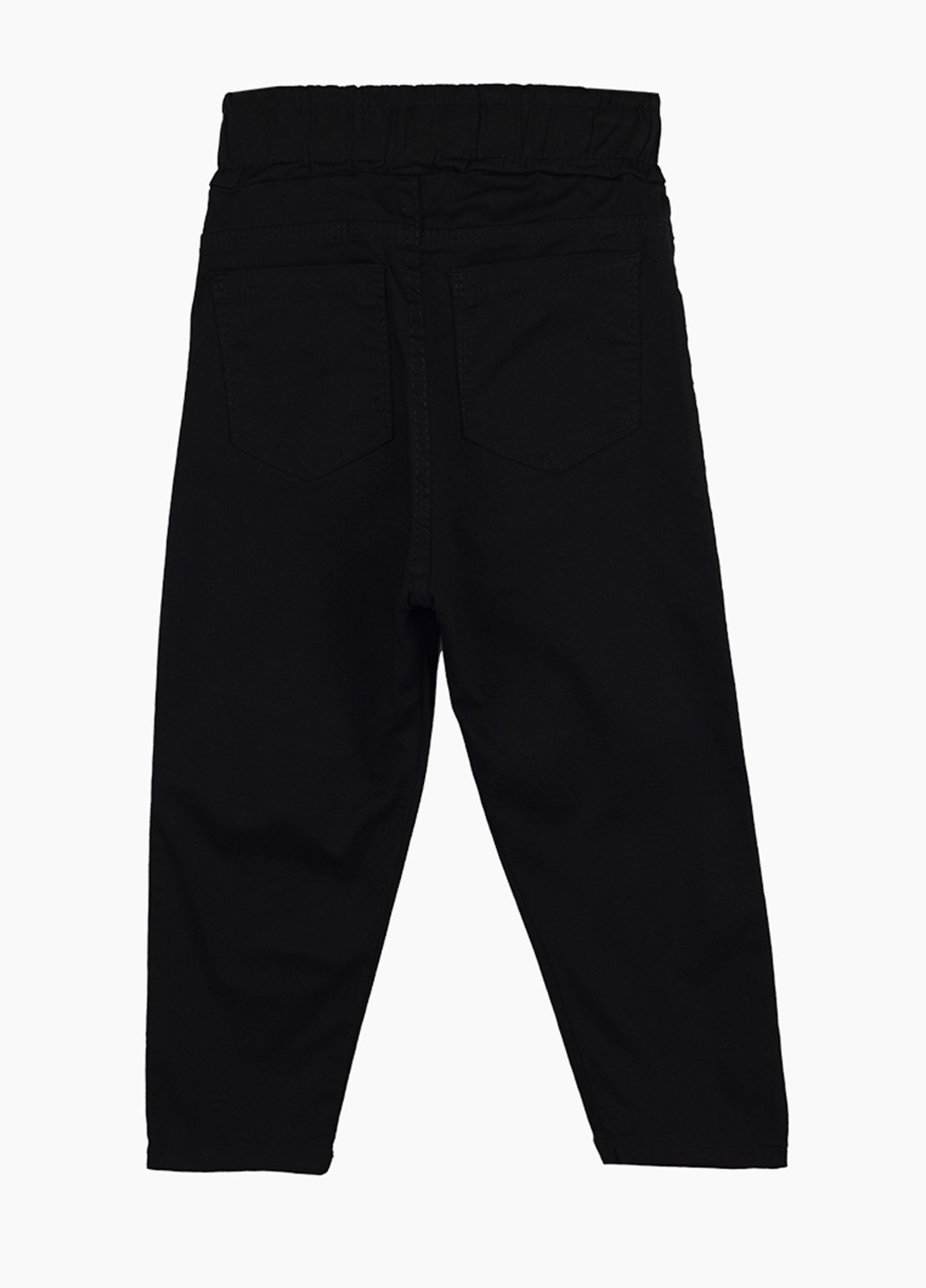 Черные кэжуал демисезонные зауженные брюки Toontoy