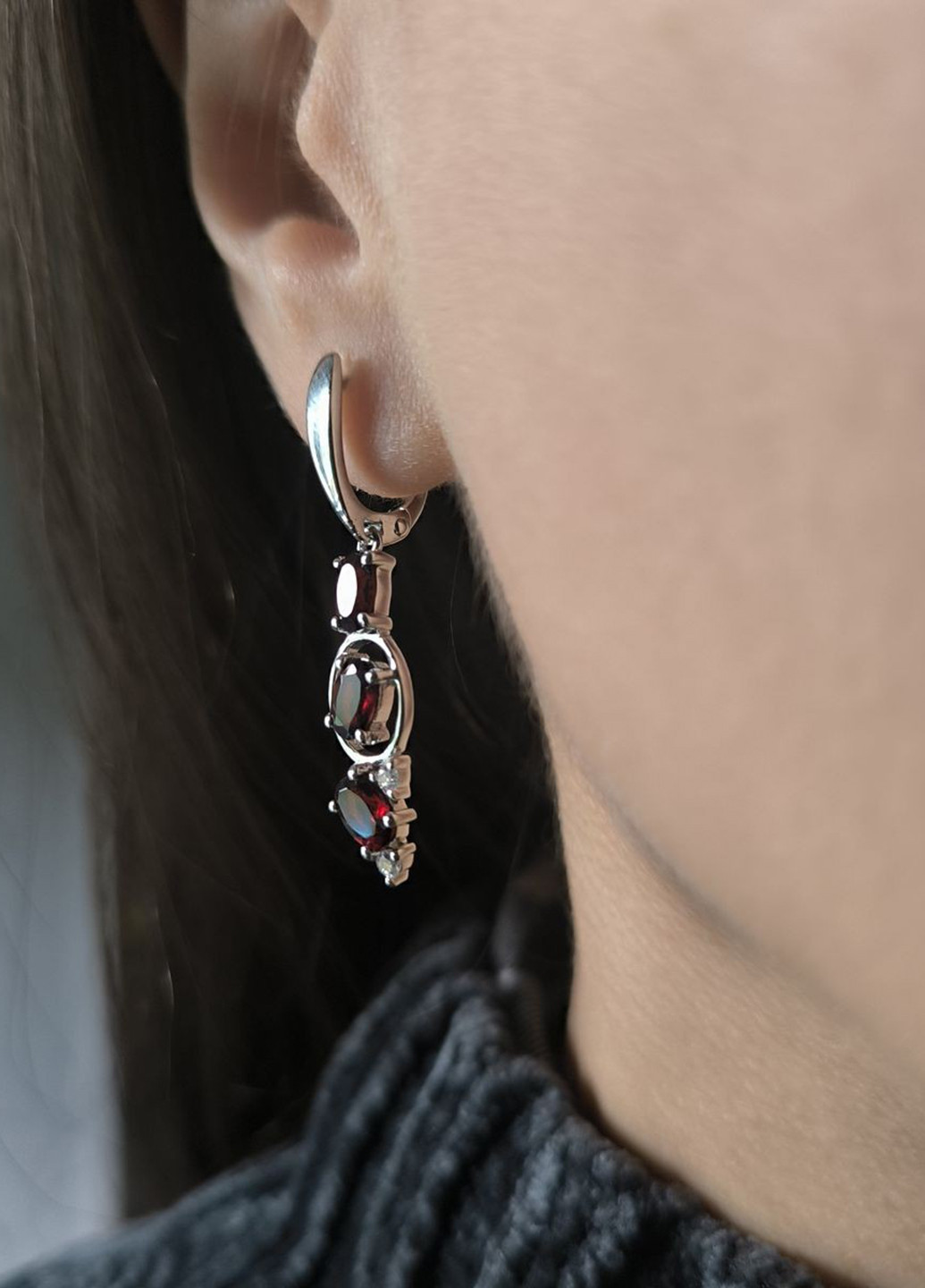 Серьги Silver Flame (369649136)