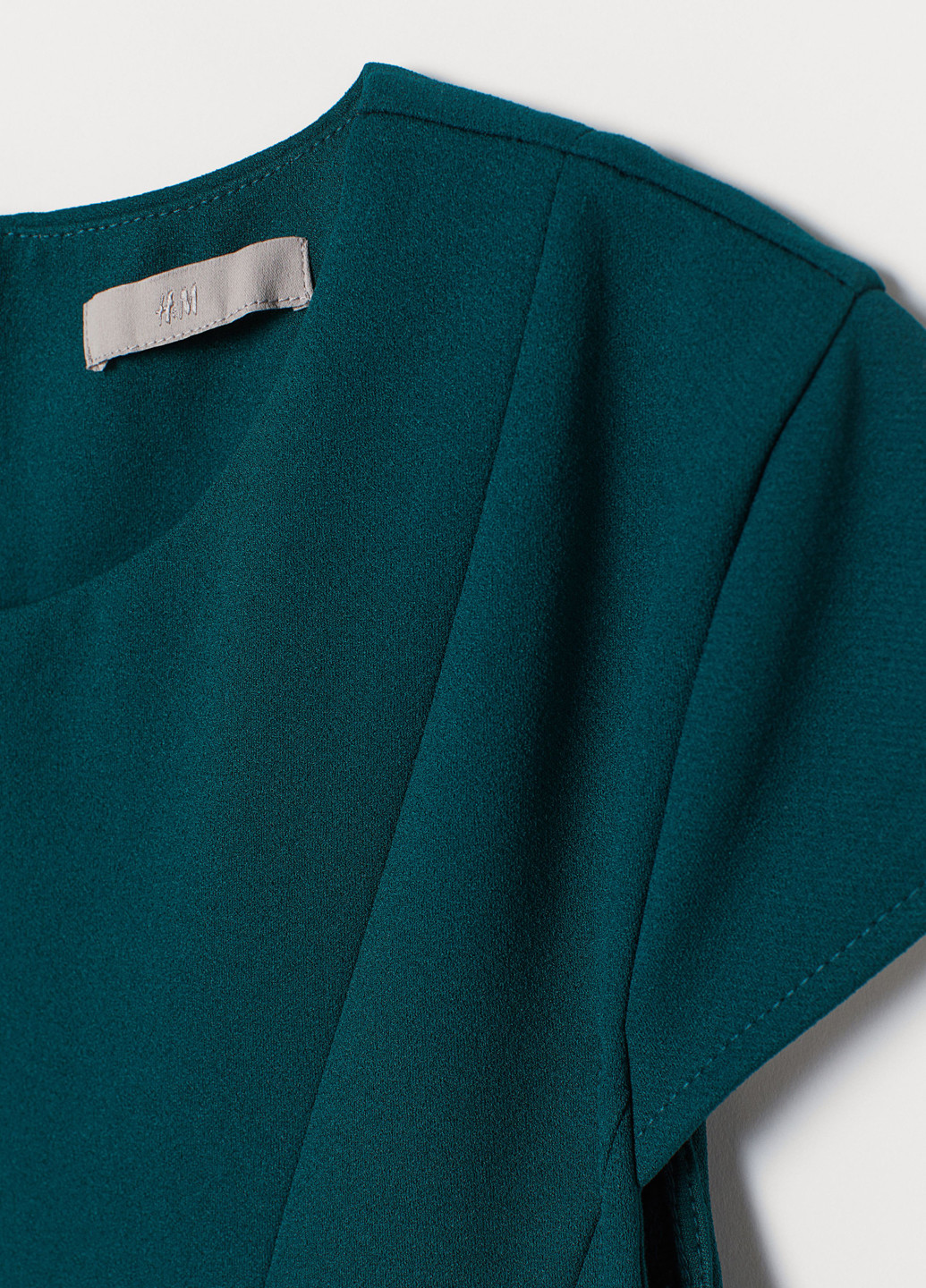 Темно-зелена кежуал сукня кльош H&M