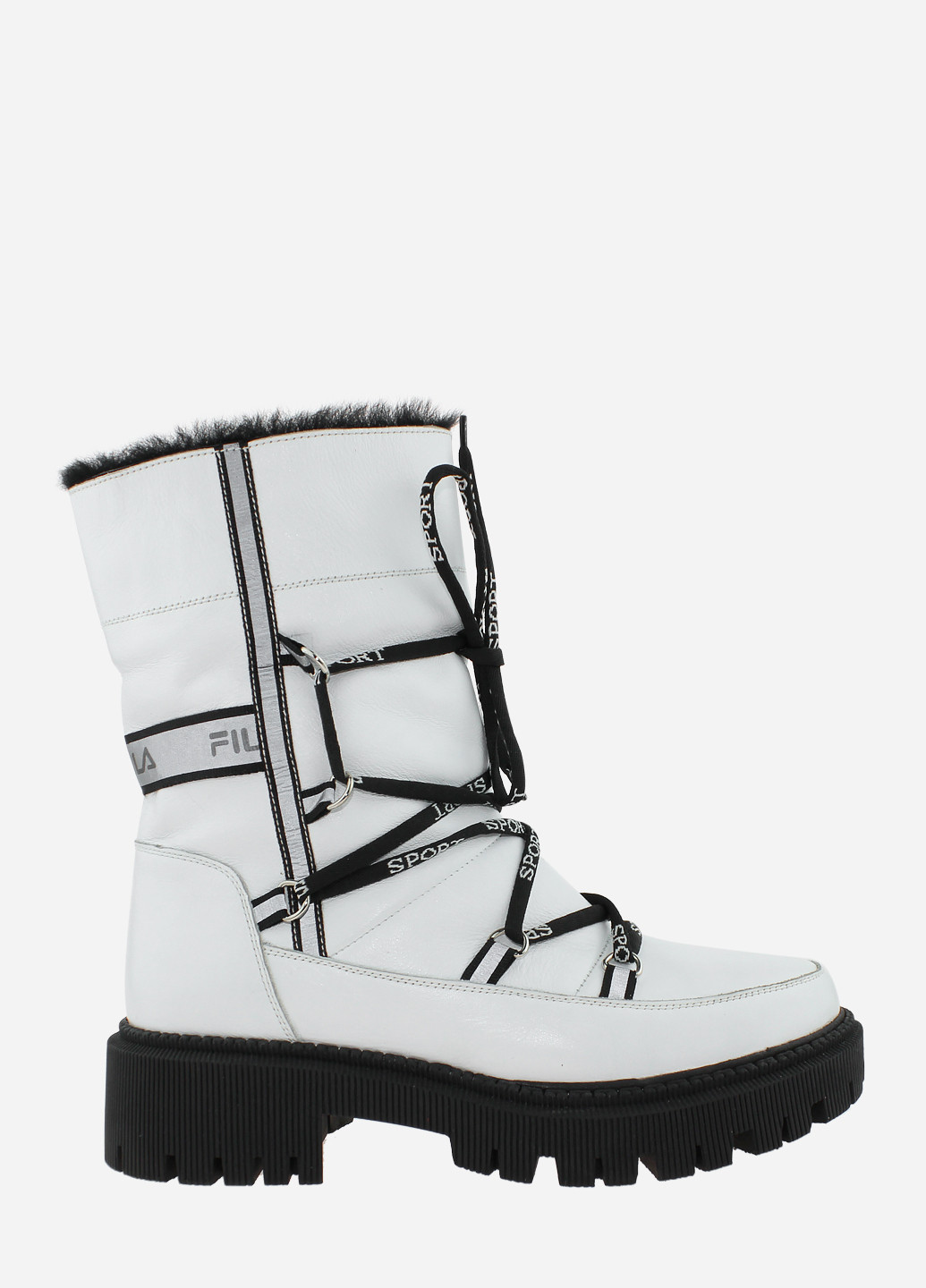 Зимние ботинки re2588 белый El passo