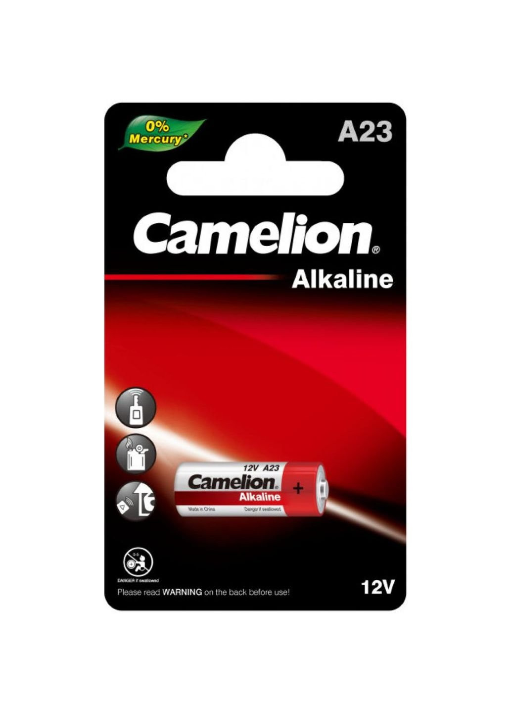 Батарейка A23 / LR23 Alkaline * 1 (A23-BP1) Camelion (251411866)