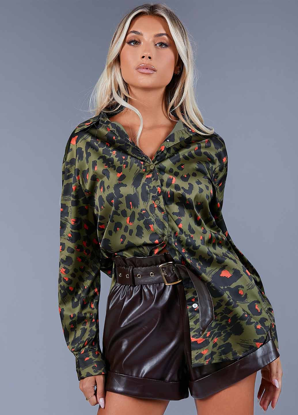 Зелёная блуза SHEIN